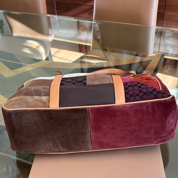 Coach Multicolor Patchwork Tote - Picture 4 of 4